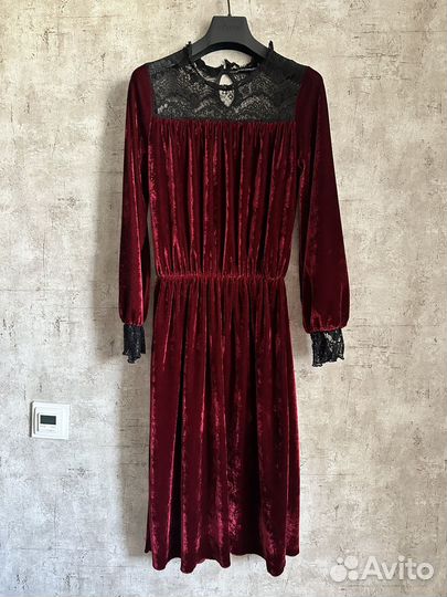 Бархатное платье Сoconuda на XS-S-М