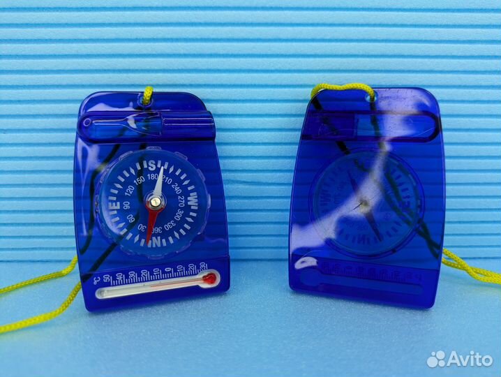 Компас термометр свисток 3в1 жидкостный