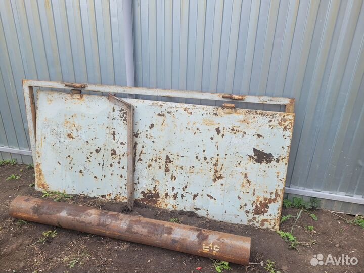 Дверь входная железная уличная бу