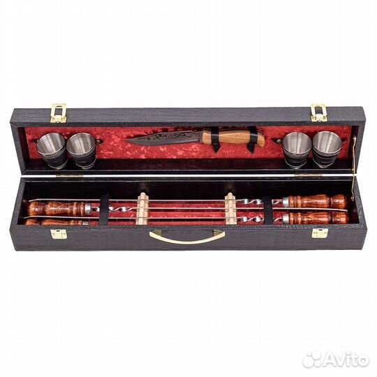 Шашлычный кизлярский набор в кейсе