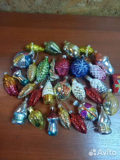 Елочные игрушки СССР советские