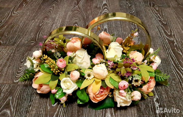 Свадебное украшение на машину (авто) 6