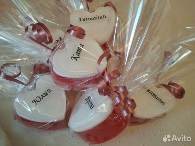 Мыло с именами и надписями