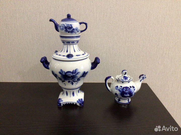 Самовар гжель