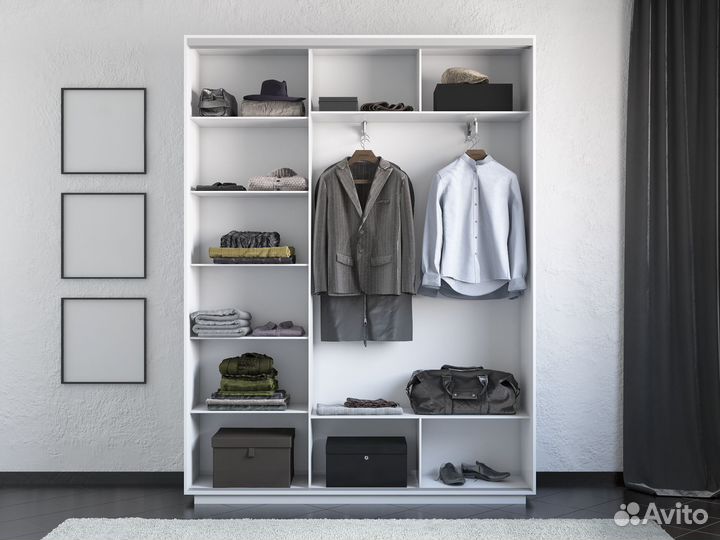 Шкаф купе белый