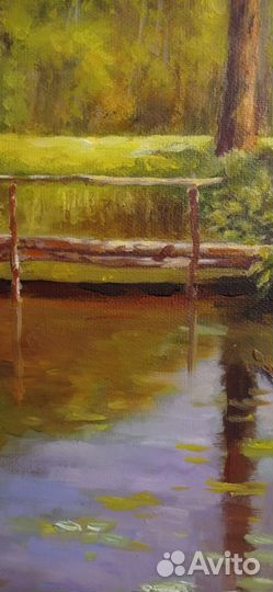 Картина маслом на холсте пейзаж