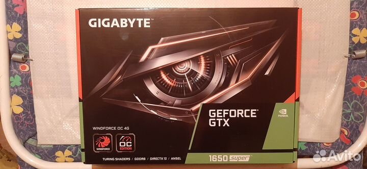 Видеокарта gigabyte GeForce GTX 1650 windforce