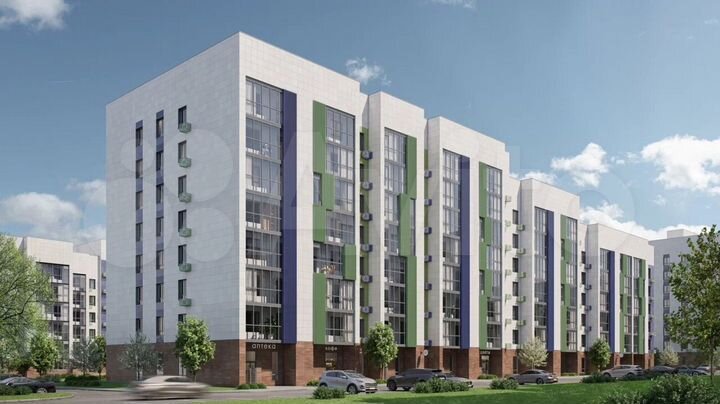 2-к. квартира, 55 м², 2/8 эт.