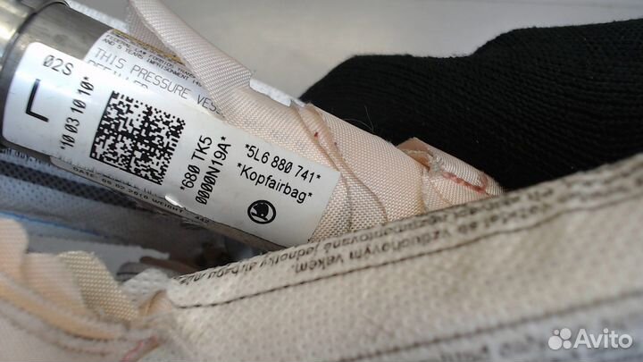 Подушка безопасности боковая Skoda Yeti, 2010