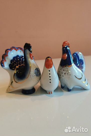 Солонки, перечницы, икорница лфз. СССР