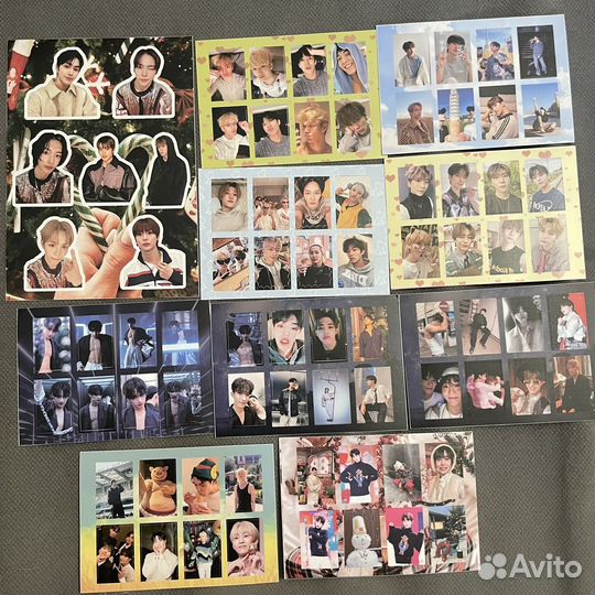 Стикеры ateez, nct, seventeen, riize