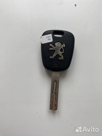 Ключ зажигания peugeot