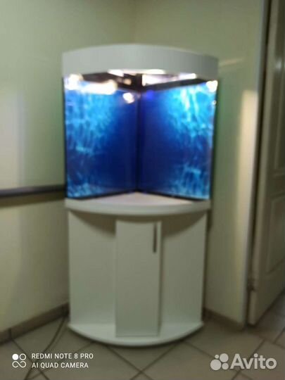 Аквариум 200 свет биофильтр фон подставка