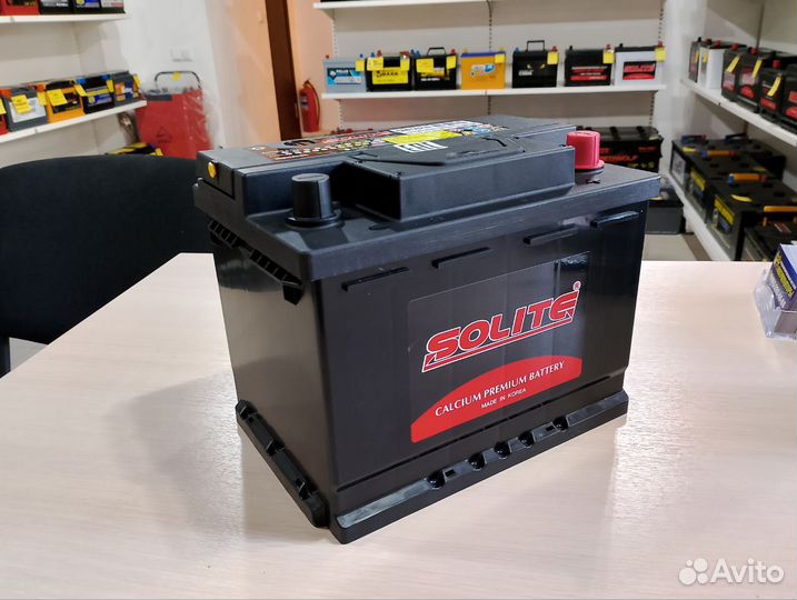 Аккумулятор автомобильный Solite 62Ah 600A (EN)