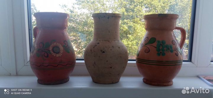 Глиняные кувшины старинные, казачьи