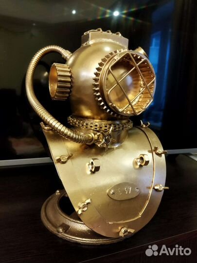 Водолазный шлем, поделка из металла