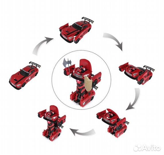 Новая Машинка трансформер радиоуправляемая 34 см