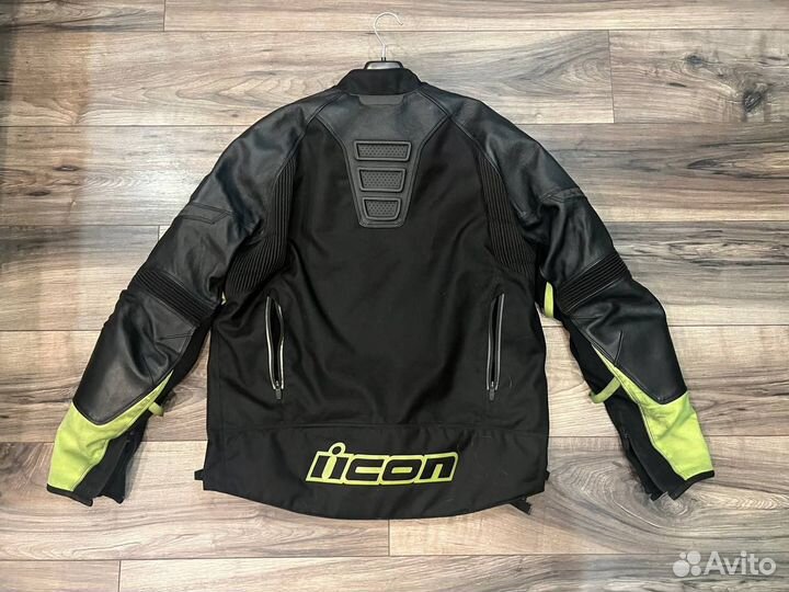 Мотокуртка мужская icon contra 2 56-62