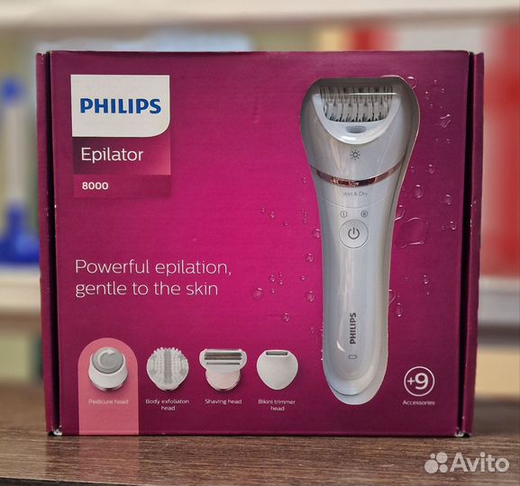 Эпилятор Philips BRE740/10 series 8000