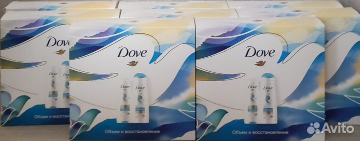Подарочный набор dove шампунь+бальзам