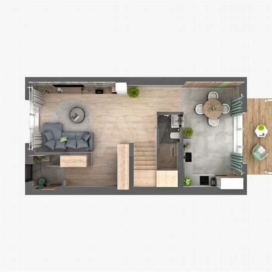 Дом 114,2 м² на участке 2 сот.