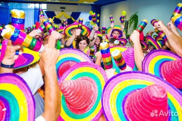 Шляпа самбреро карнавальная