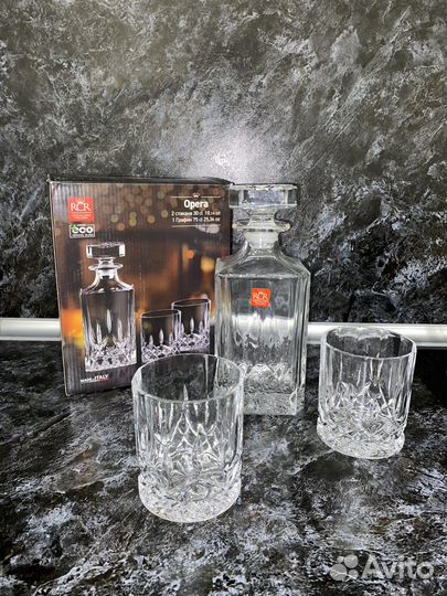 Наборы для напитков, хрусталь, новые