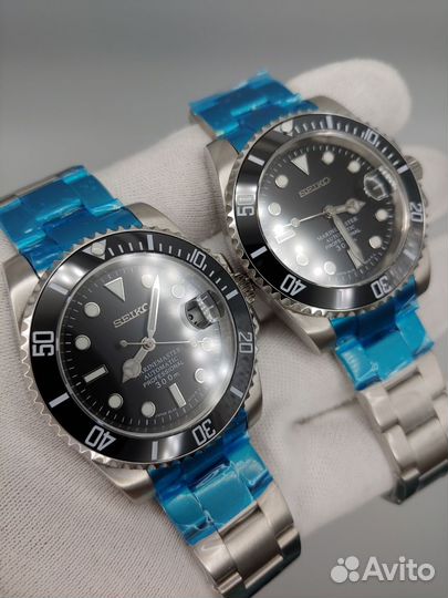 Seiko Submariner Black, 40 мм., новые, в наличии