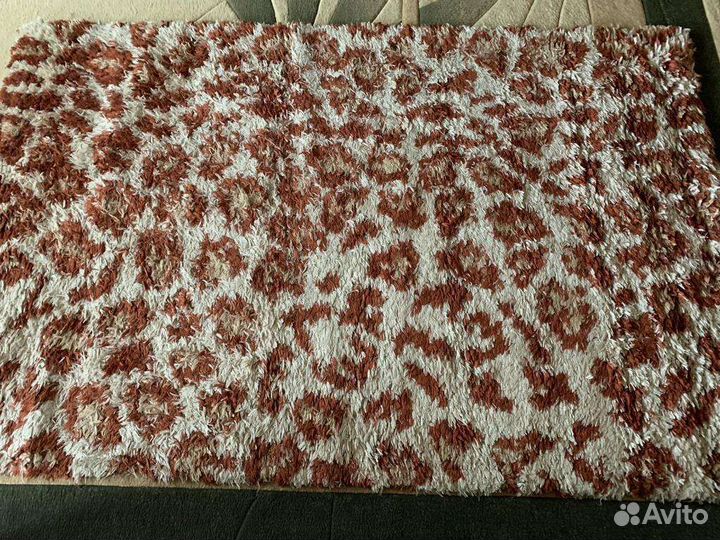 Ковер турецкий с крупным ворсом+2 коврика