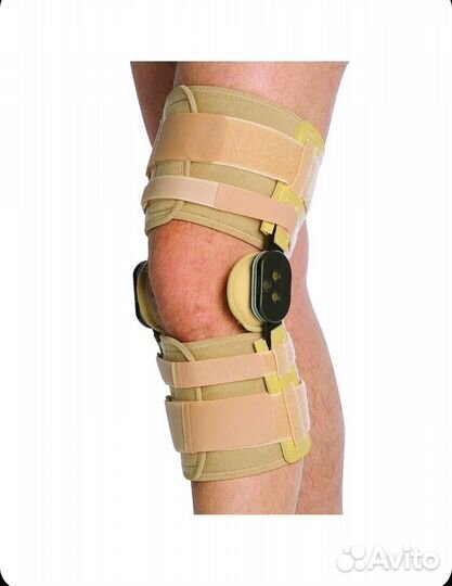 Ортез (брейс) на коленный сустав с шарнирами orto
