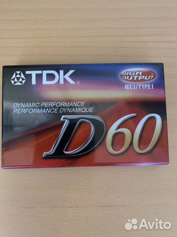 Аудиокассета TDK D60