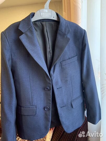Пиджак школьный для мальчика 134