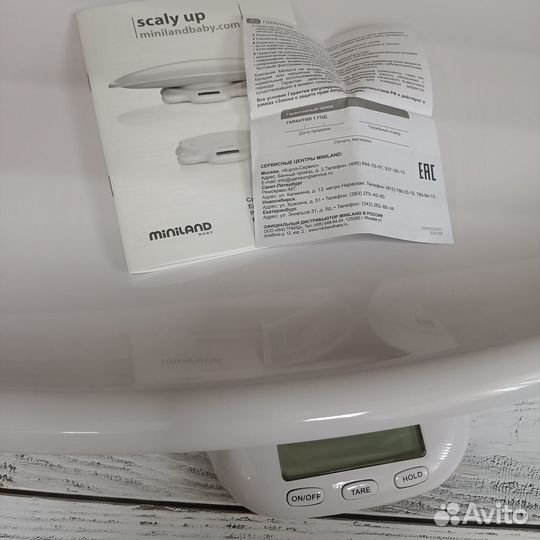 Весы детские Miniland Scaly Up, новые