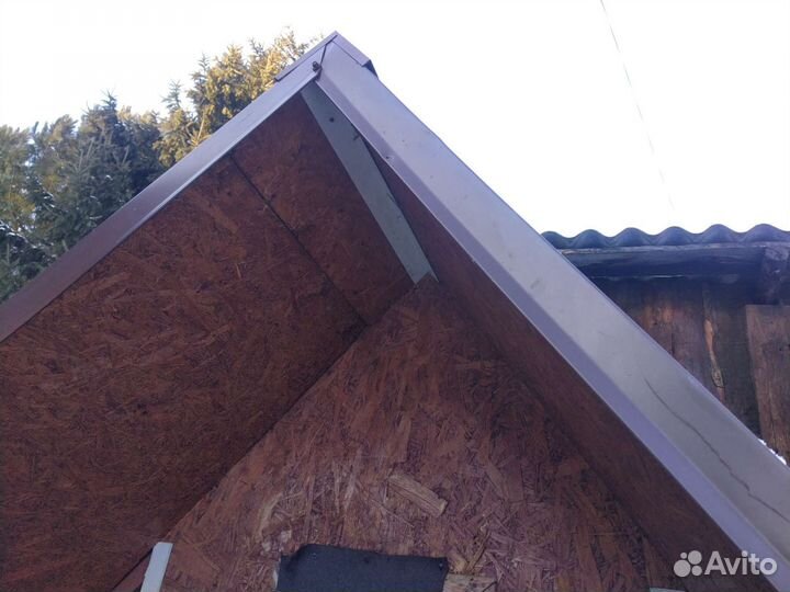 Будка для собаки утепленная с крышей-профлист
