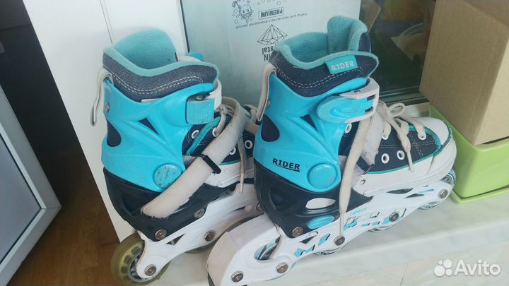 Ролики детские rider blue