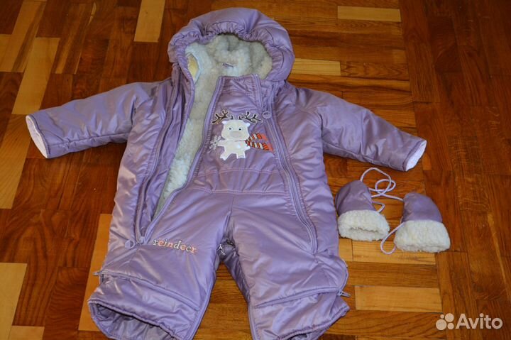 Теплый зимний комбинезон Lapland размер 68-74