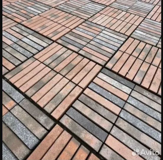 Клинкерная тротуарная брусчастка лср