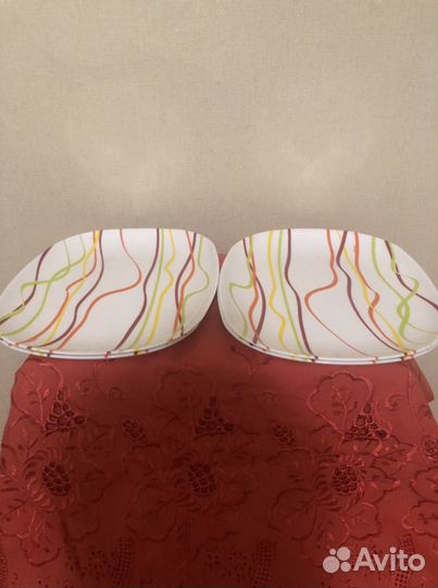 Блюдо Франция Luminark интересная форма и рисунок