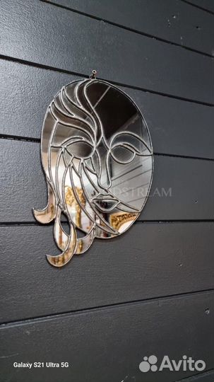 Зеркало настенное. Винтаж. Антиквариат