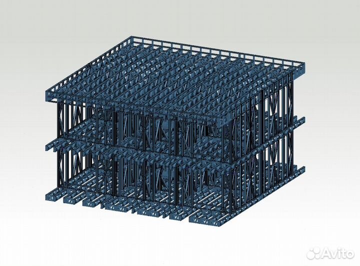 Лстк каркас мини-гостиницы