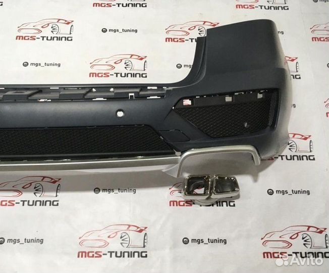 Задний бампер в сборе Mercedes ML 63 AMG w166