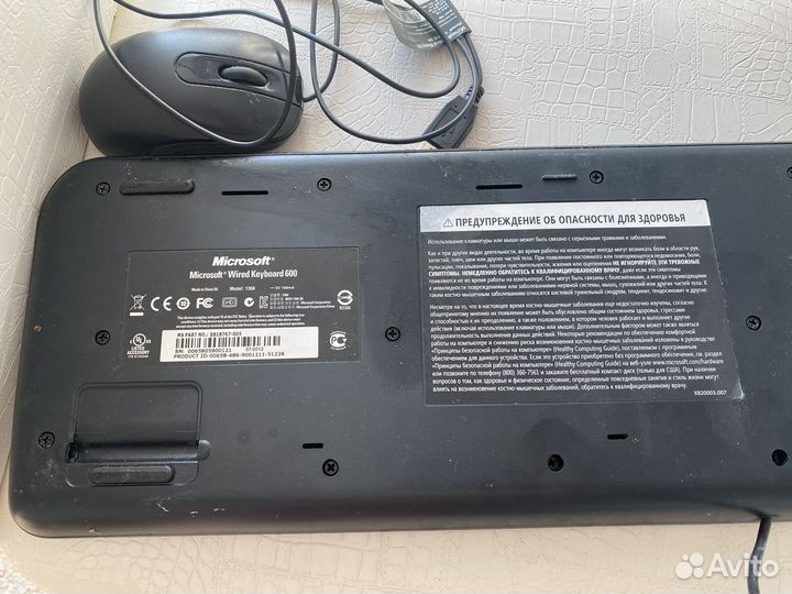 Клавиатура и мышь Microsoft