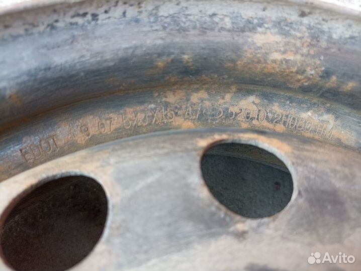 Диски штампованные на 15, kia, Hyundai, волга