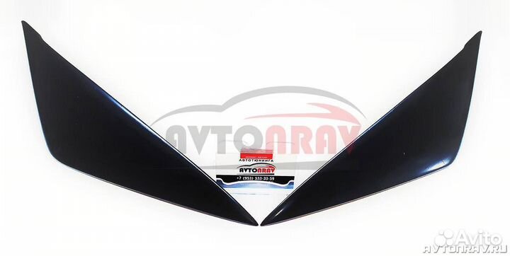 Реснички на фары для Land Cruiser Prado 120