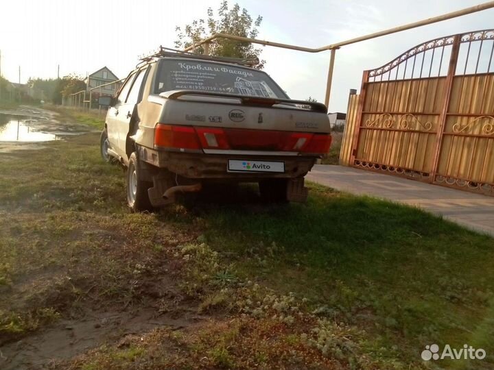 ВАЗ 2115 Samara 1.5 МТ, 2001, битый, 200 000 км