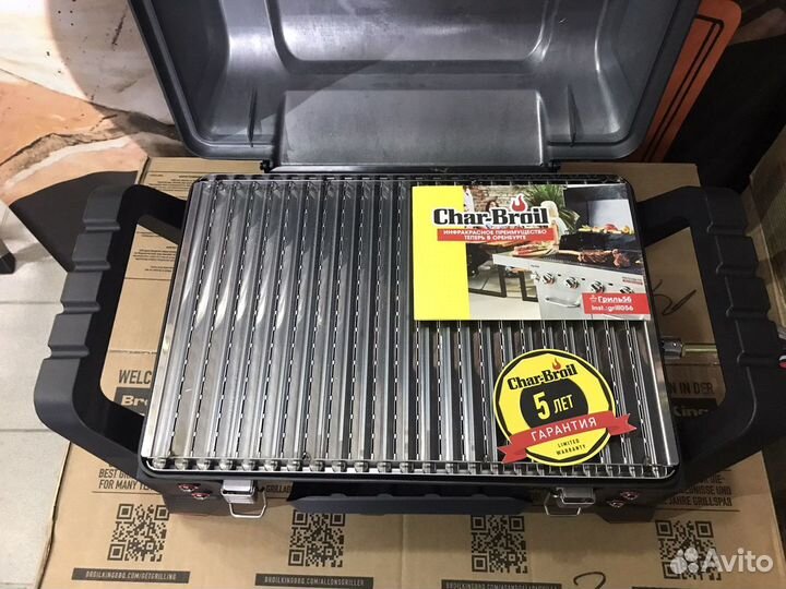 Портативный газовый гриль char-broil X200