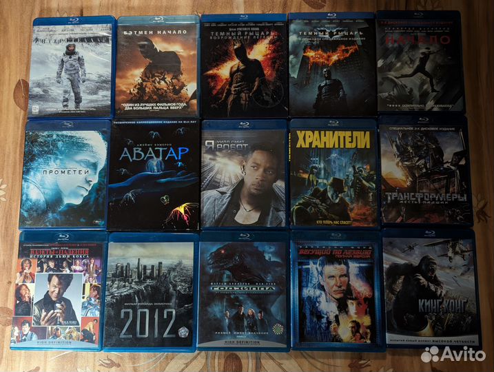 Коллекция лицензионных blu ray фильмов