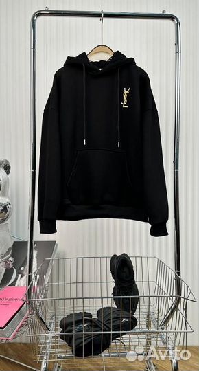 Худи на флисе YSL S.M.L