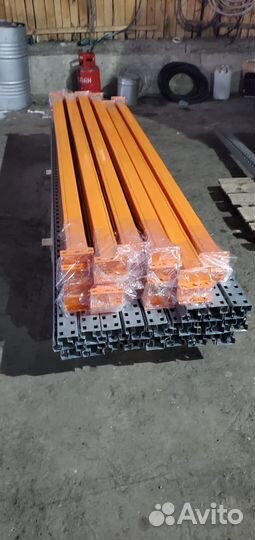 Стеллаж металлический паллетный для склада