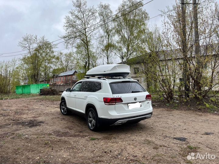 Бокс на крышу Voyage 670л для Volkswagen Teramont